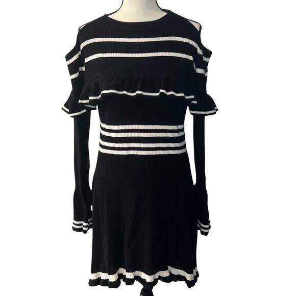 Venus Women's Cold Shoulder Sweater Dress Size L - Picture 1 of 5